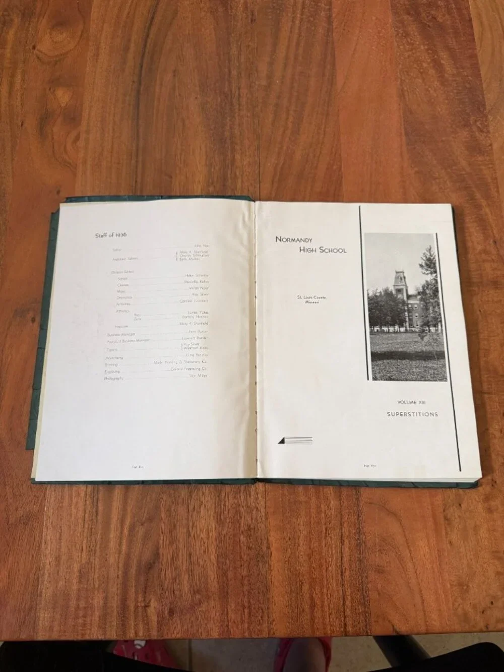 1936 Normandy High School Yearbook St Louis MO The Saga Annual